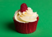 White Chocolate & Raspberry Cupcake
